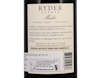 Ryder Estate Central Coast California Merlot 2019 view 3
