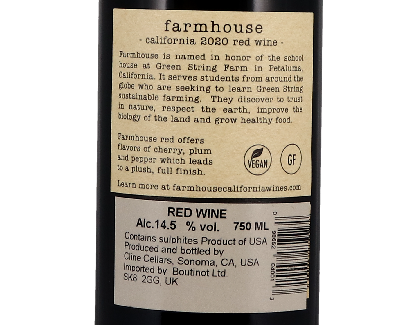 Farmhouse Californian Red 2020