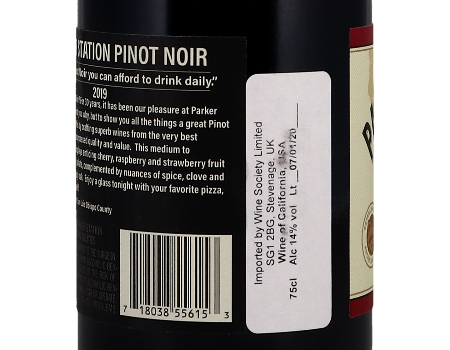 Parker Station Pinot Noir 2019