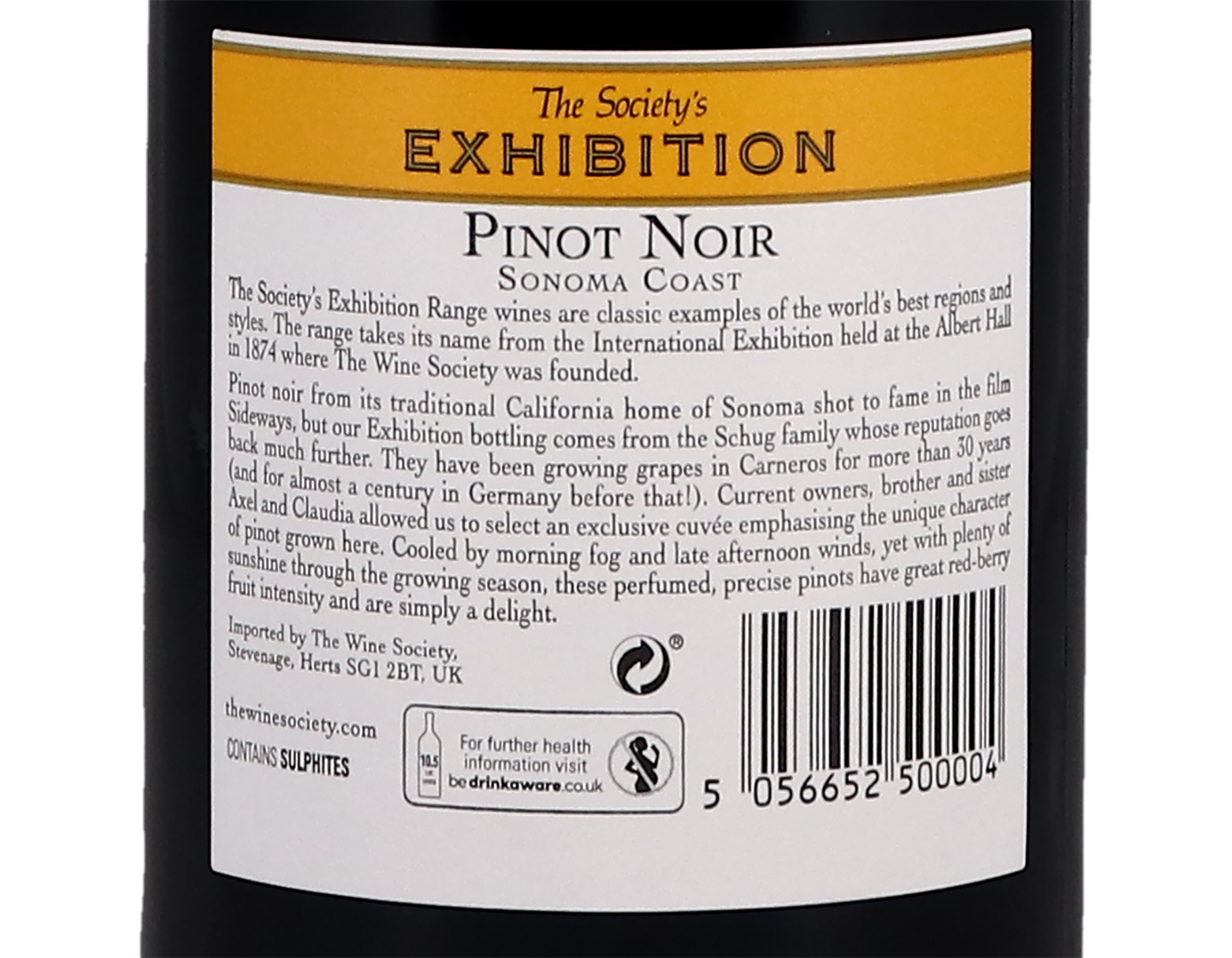 The Society's Exhibition Sonoma Coast Pinot Noir 2021