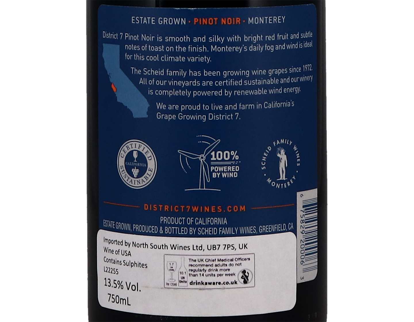 District 7 Monterey Pinot Noir 2021