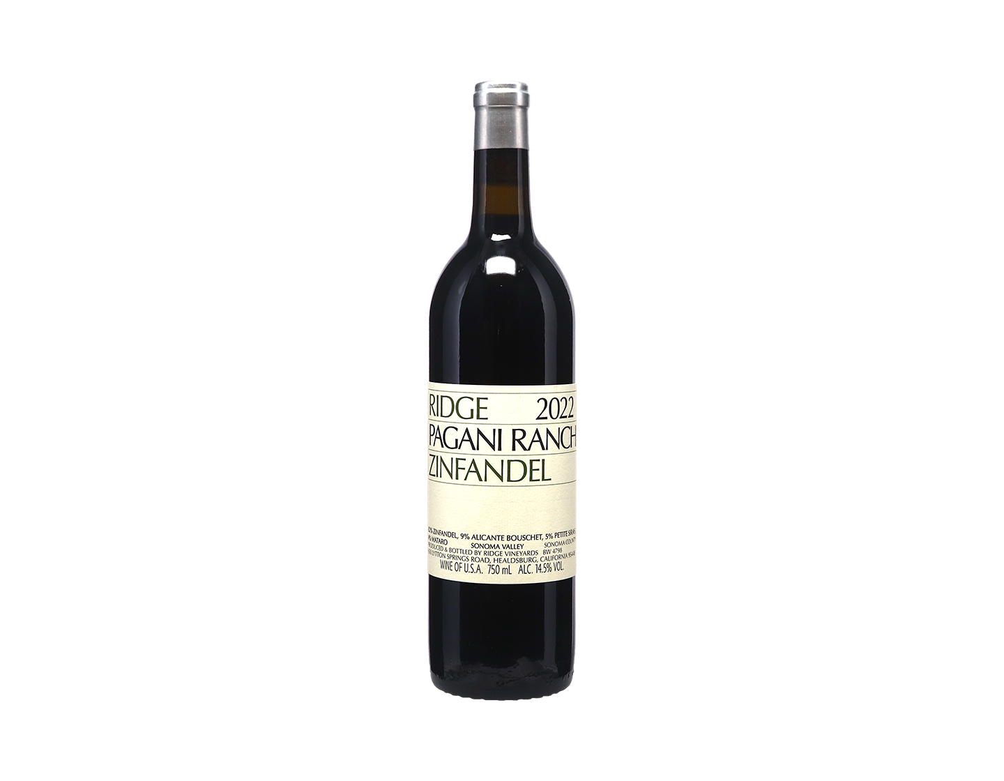 Ridge Pagani Ranch Zinfandel 2022