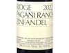 Ridge Pagani Ranch Zinfandel 2022 view 2