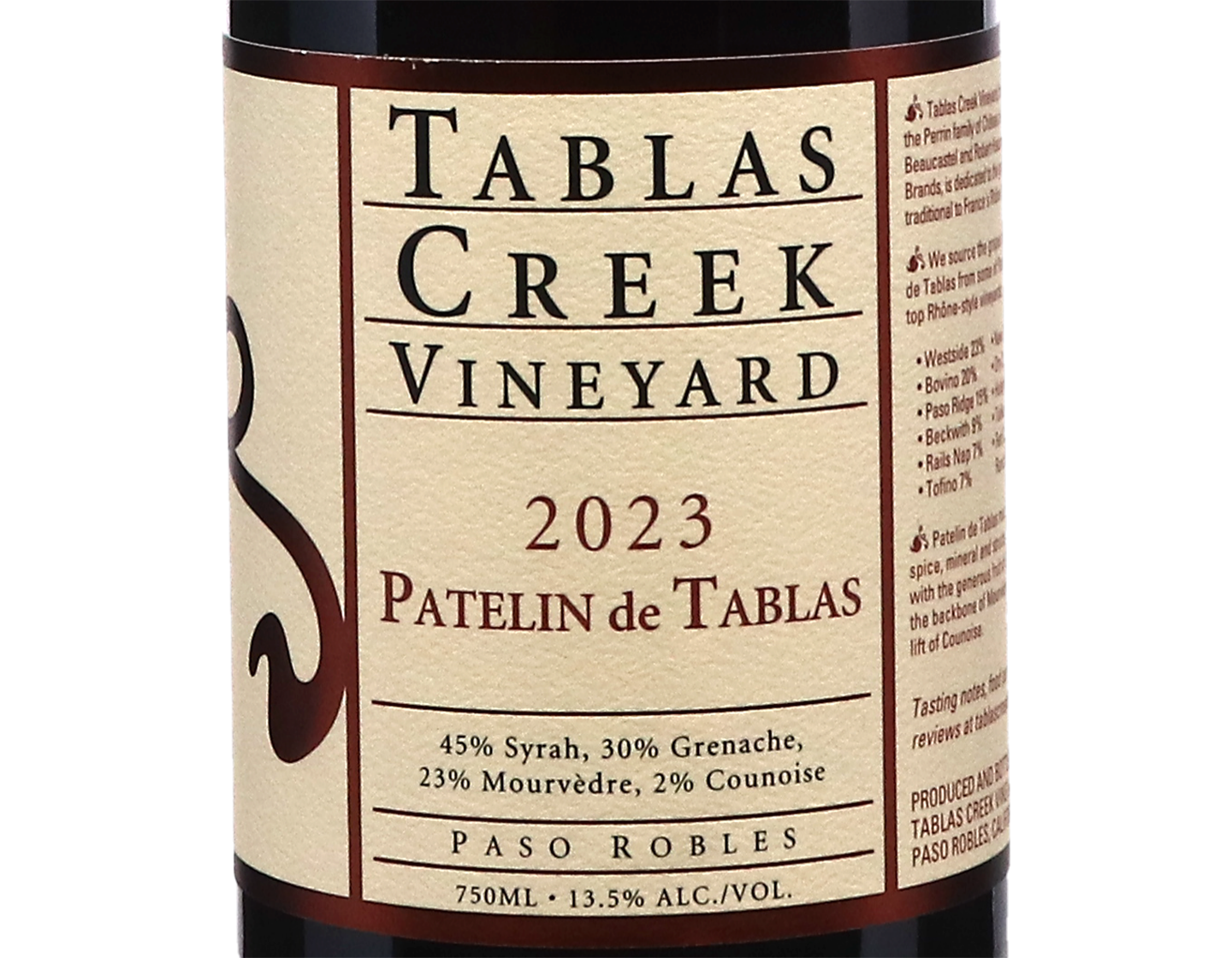 Tablas Creek Patelin de Tablas Rouge Paso Robles 2023