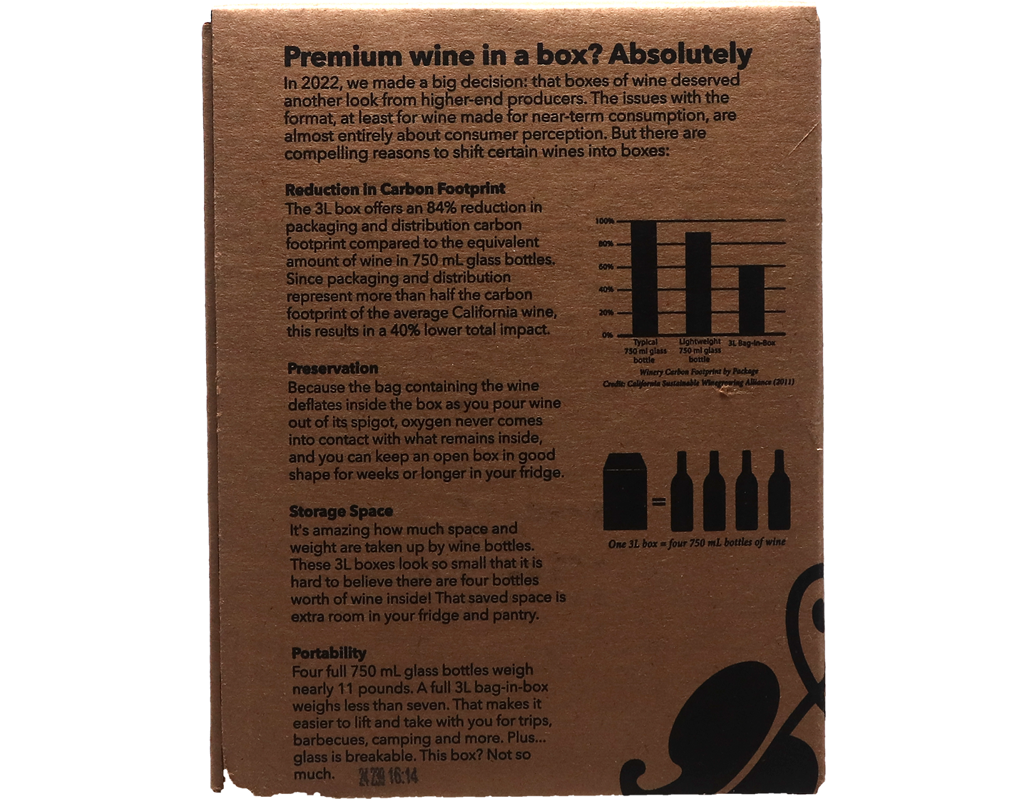 Tablas Creek Patelin de Tablas Rouge Paso Robles 2023  Bag in Box 3l