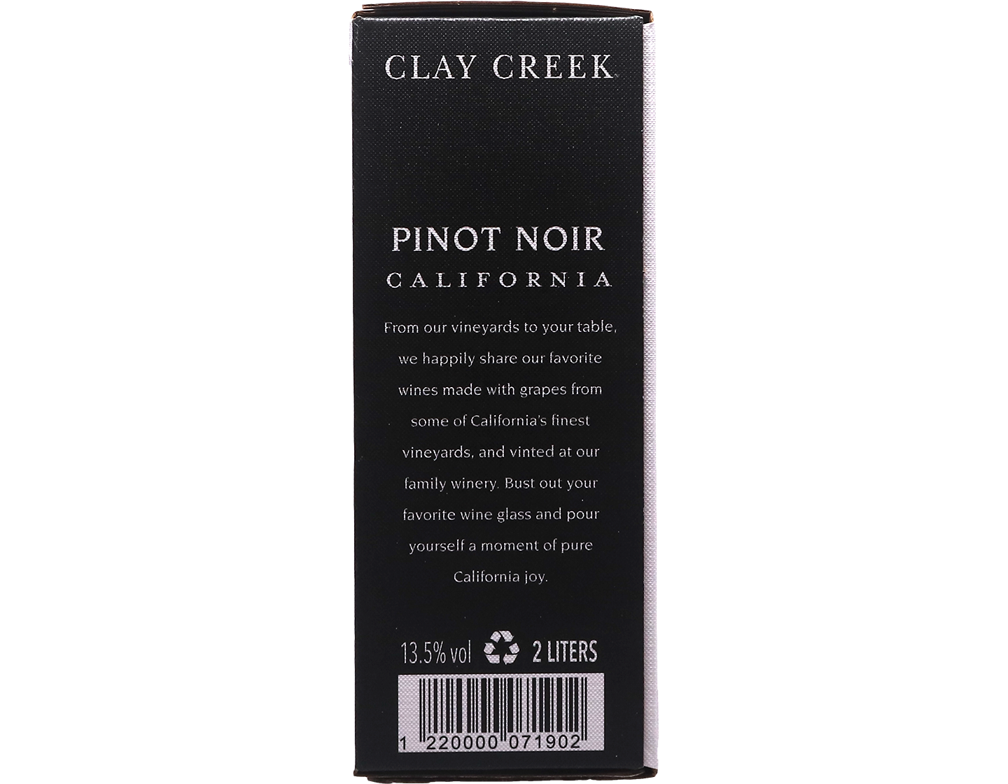 Clay Creek Vineyards California Pinot Noir 2023 Bag-in-Box (2 litre)