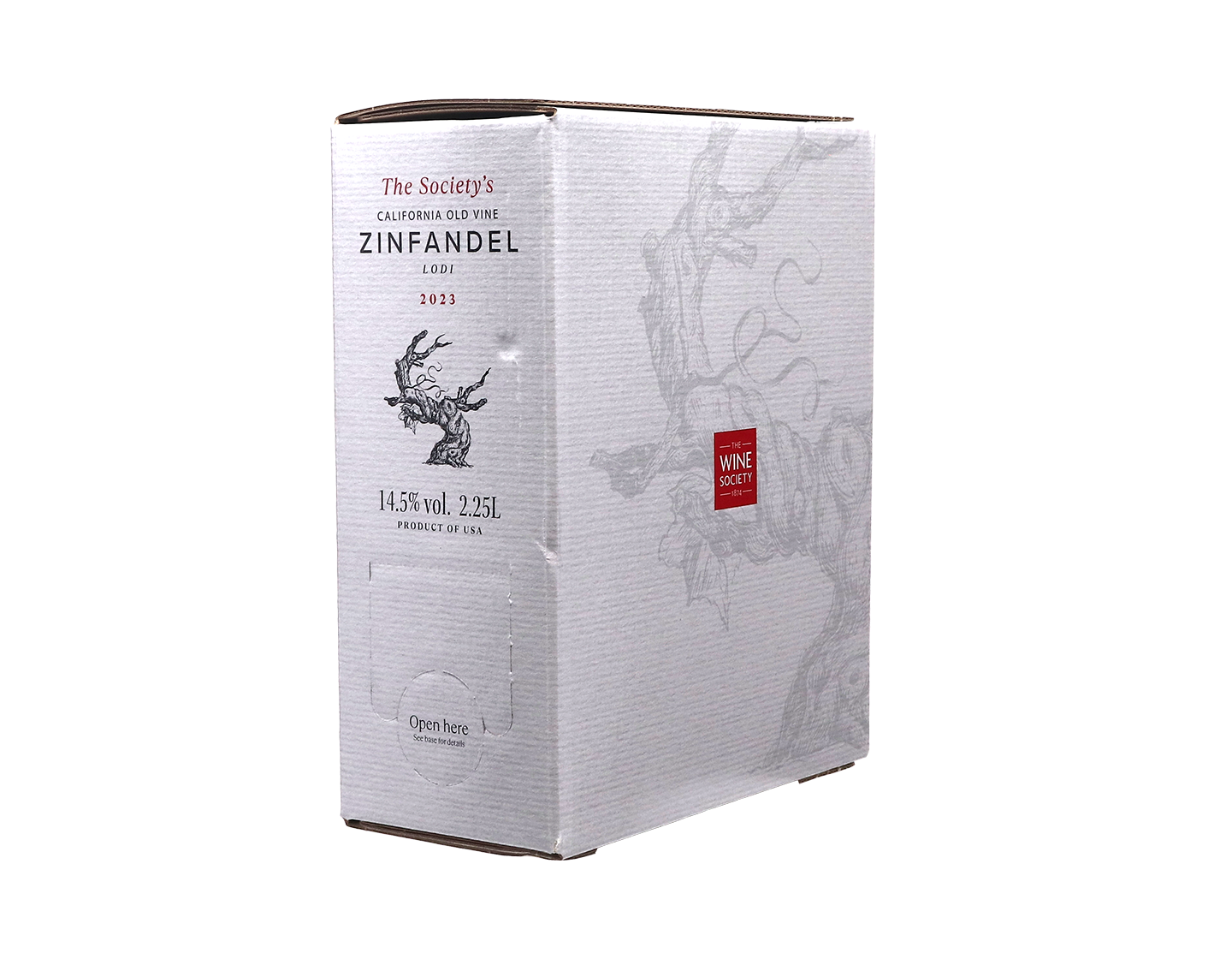 The Society's California Old-Vine Zinfandel 2023 Bag-in-Box (2.25 litre)