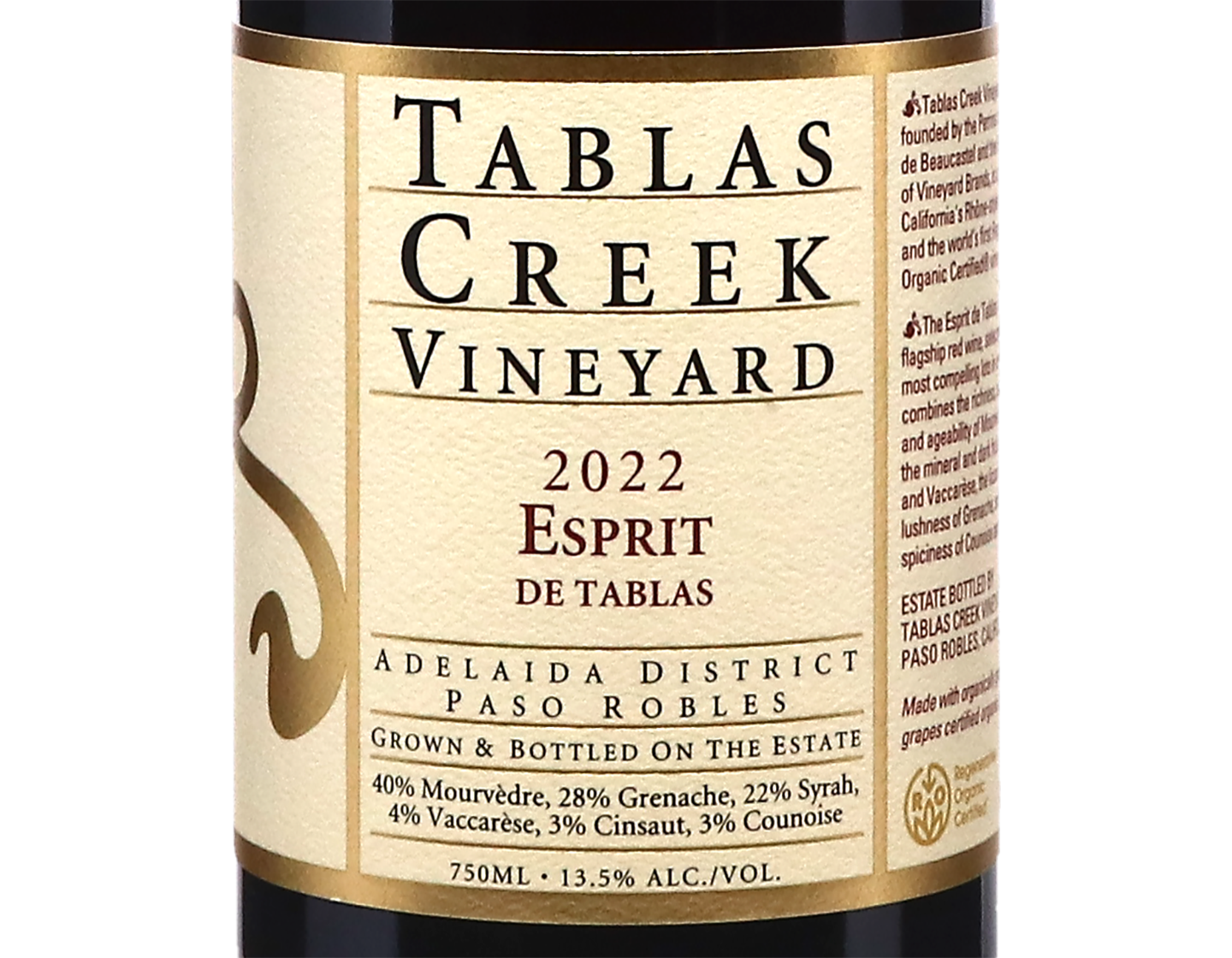 Tablas Creek Esprit de Tablas Adelaida District Paso Robles 2022