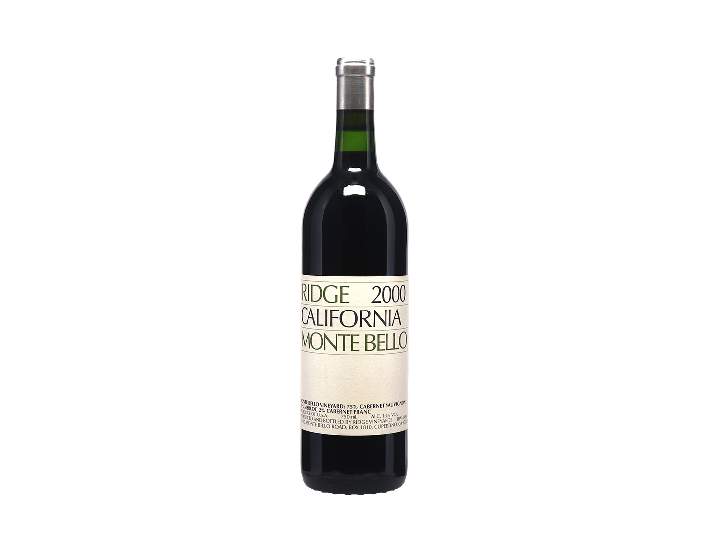 Ridge Monte Bello 2000