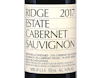 Ridge Estate Cabernet Sauvignon 2017 view 2