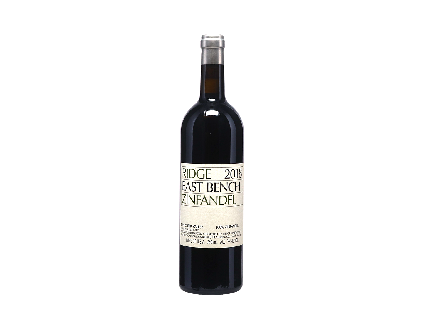 Ridge East Bench Zinfandel 2018