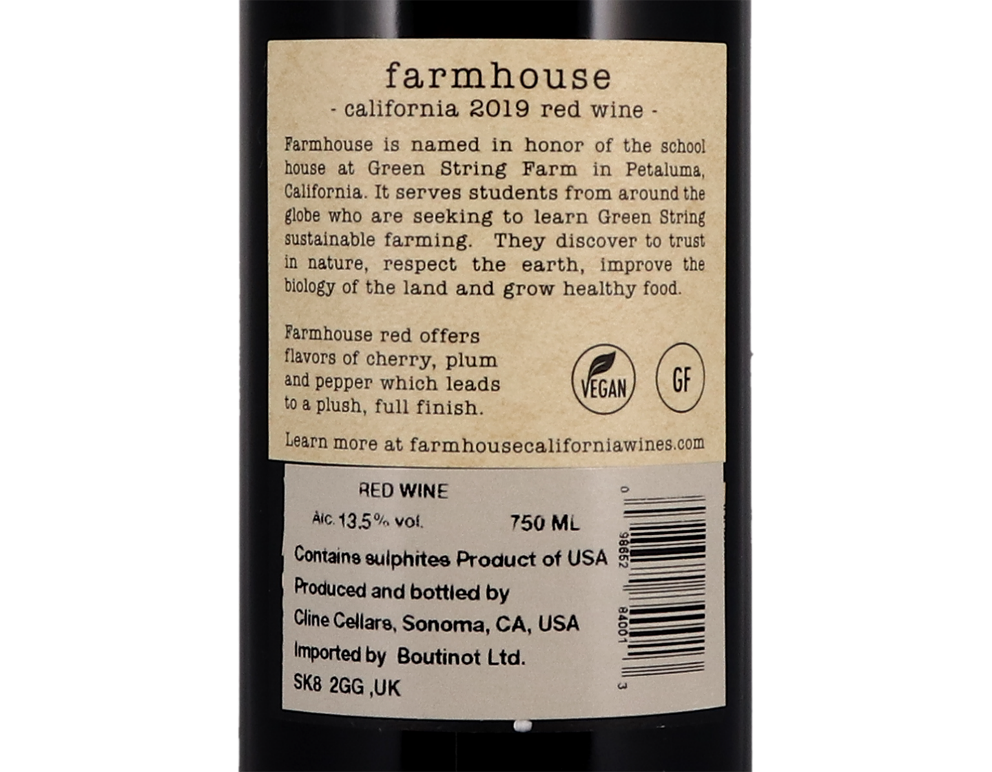 Farmhouse Californian Red 2019