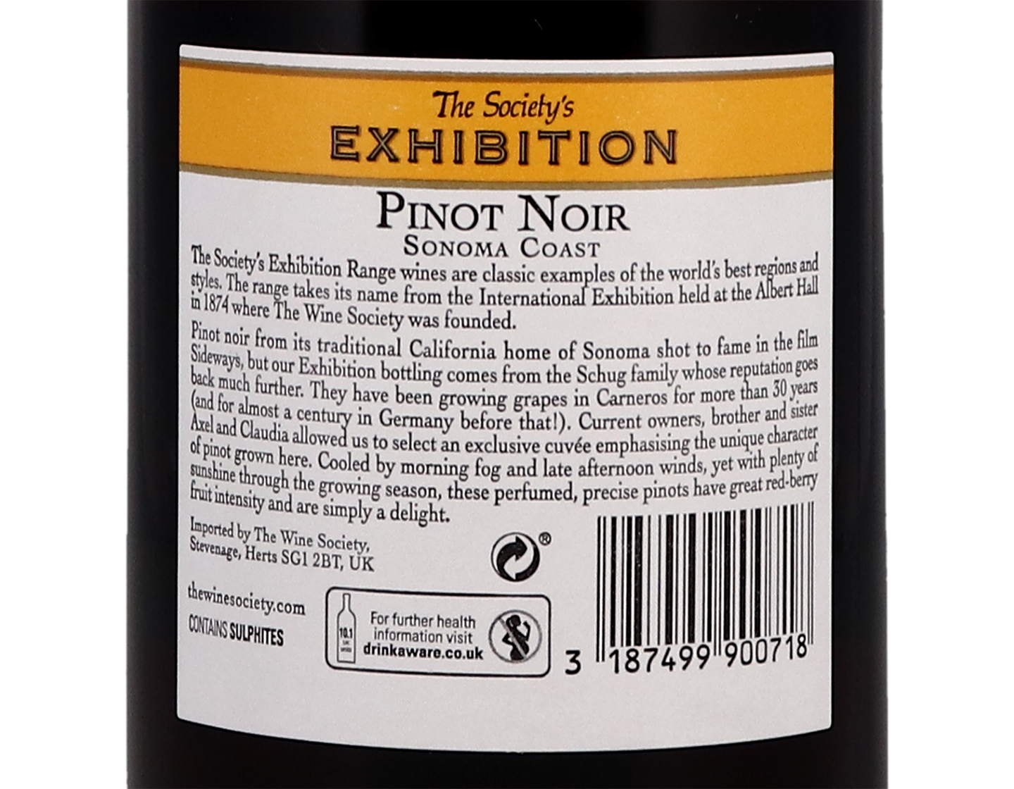 The Society's Exhibition Sonoma Coast Pinot Noir 2019