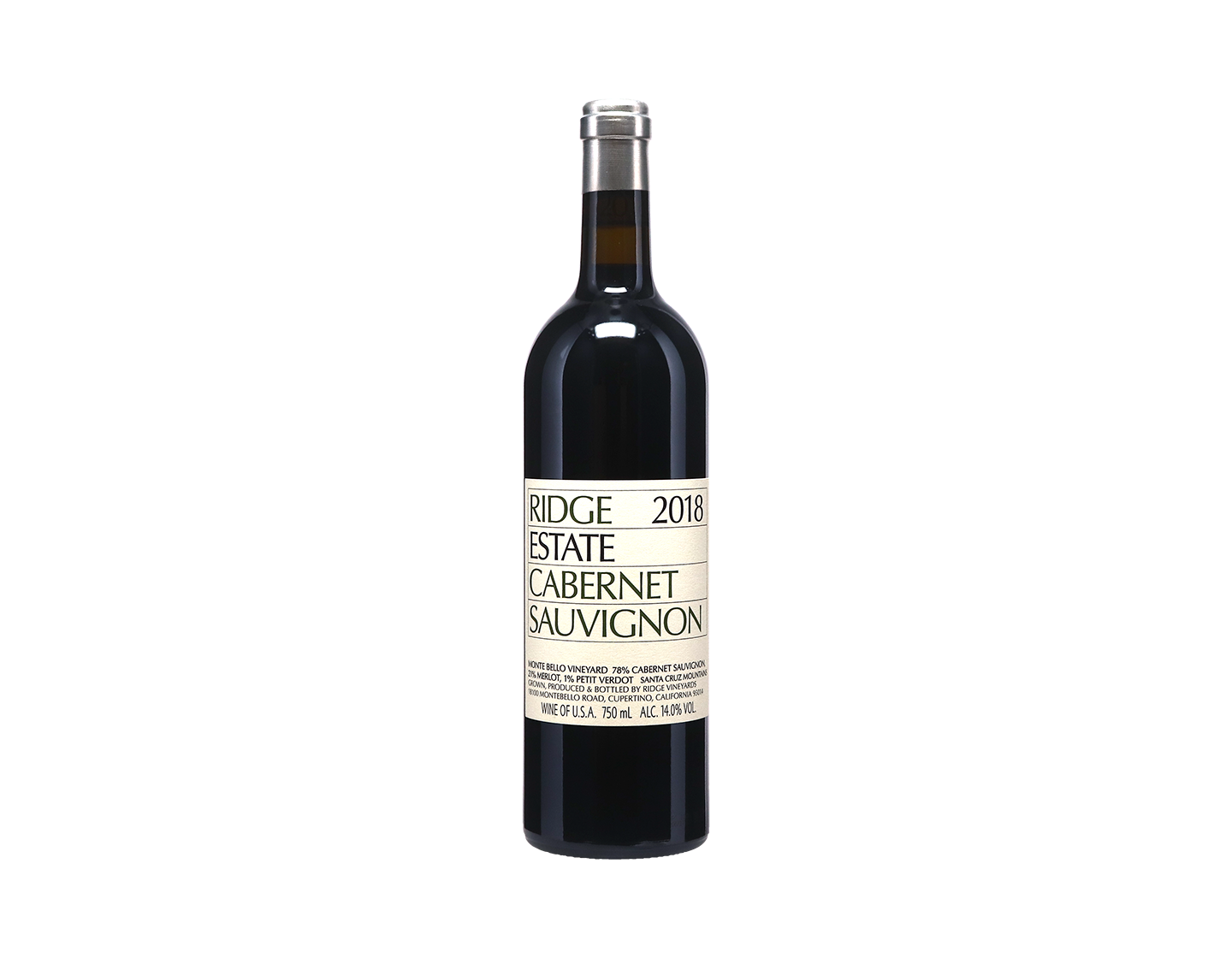Ridge Estate Cabernet Sauvignon 2018