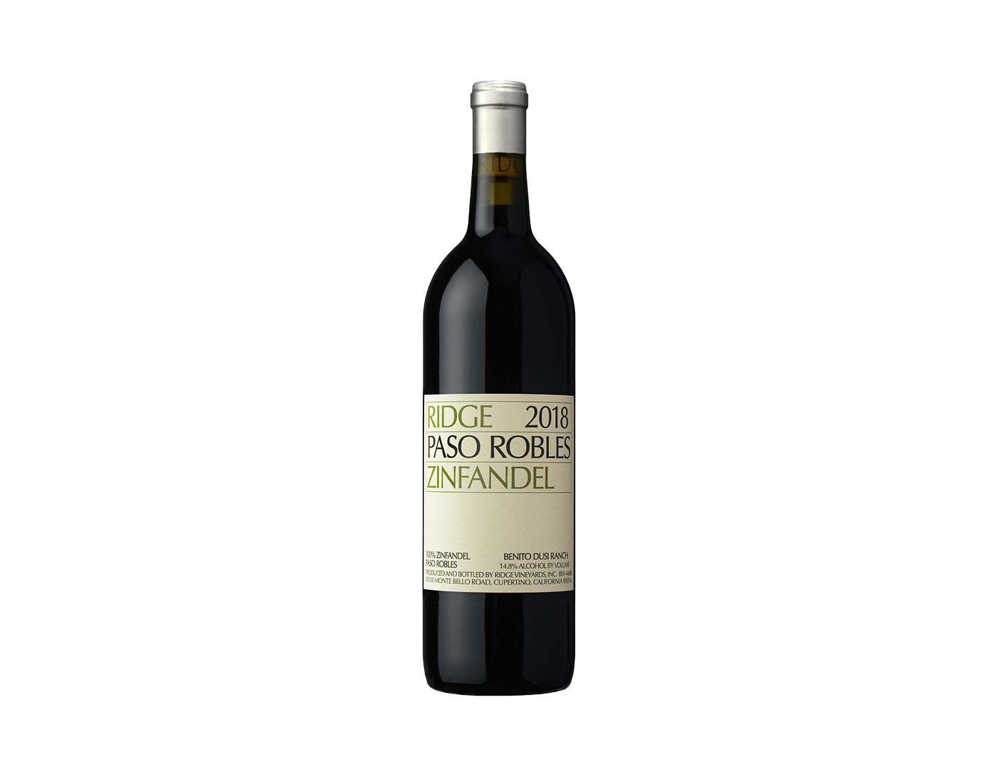 Ridge Paso Robles Zinfandel 2018