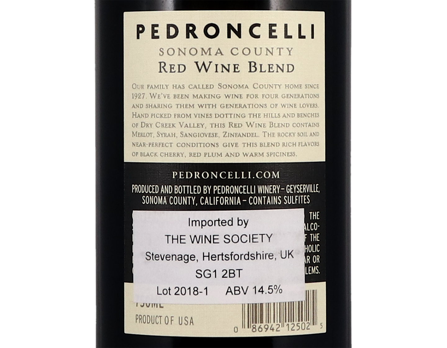Pedroncelli Sonoma Classico 2019