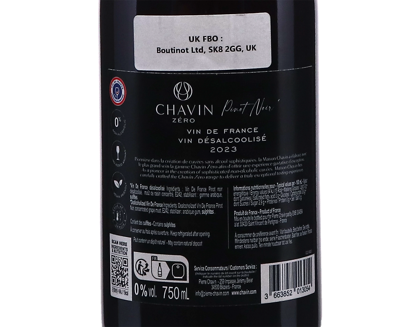 Chavin Zero Pinot Noir 2023