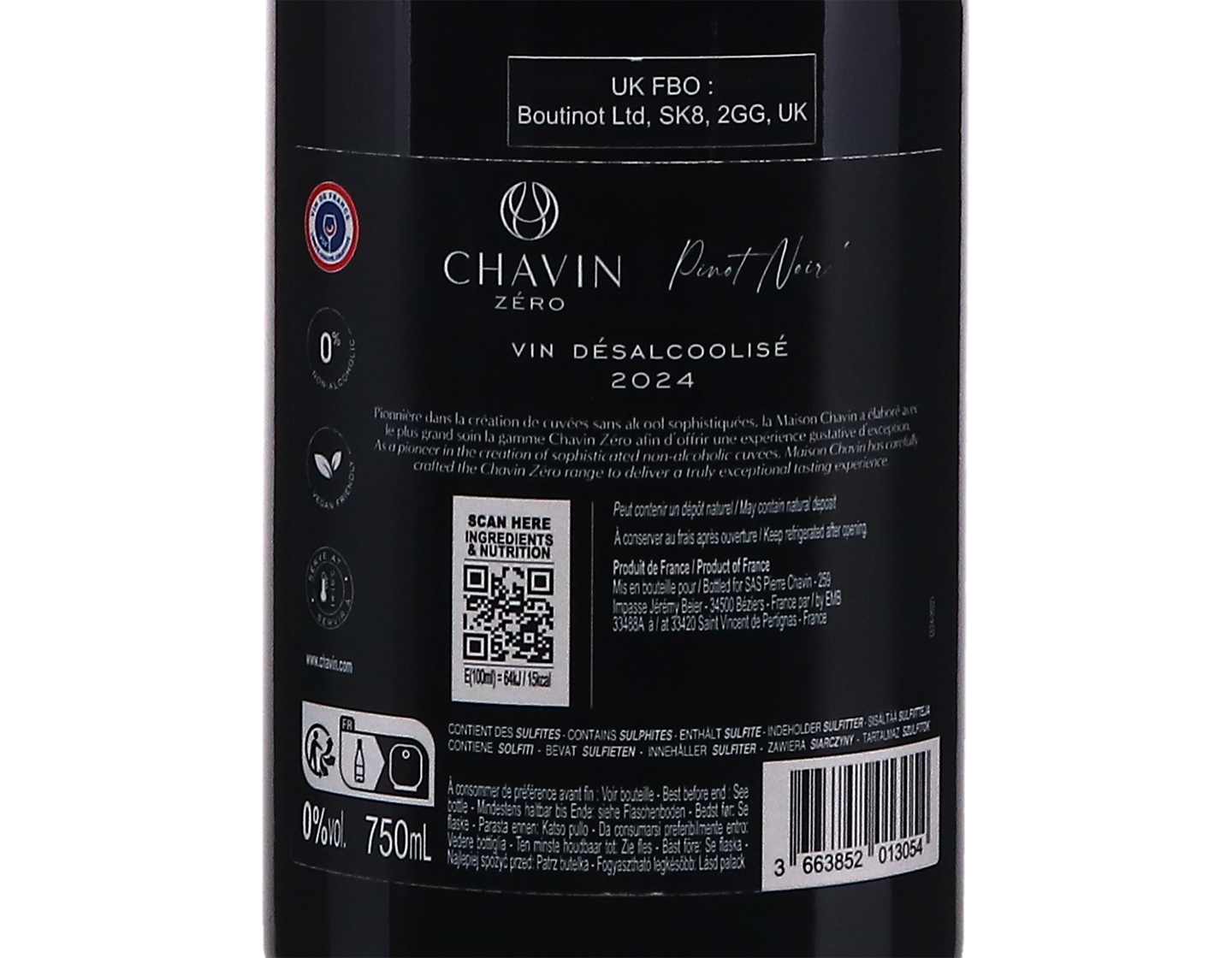 Chavin Zero Pinot Noir 2024