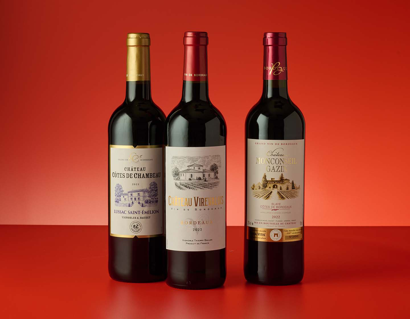 Three Vintage Clarets