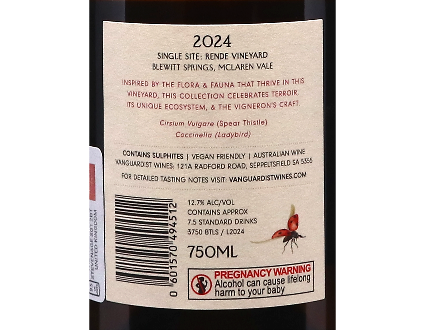 Vanguardist Botanic McLaren Vale Grenache Syrah Rose 2024
