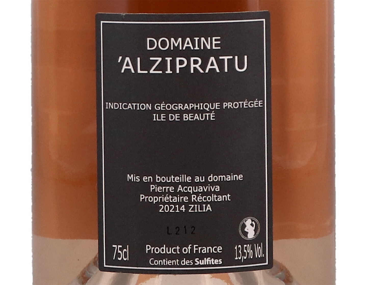 Domaine Alzipratu Fiumeseccou Rose Ile de Beaute 2020