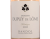 Bandol Rose Dupuy de Lome 2020 view 2