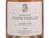 Ajaccio Rose Domaine Comte Peraldi 2020 view 2