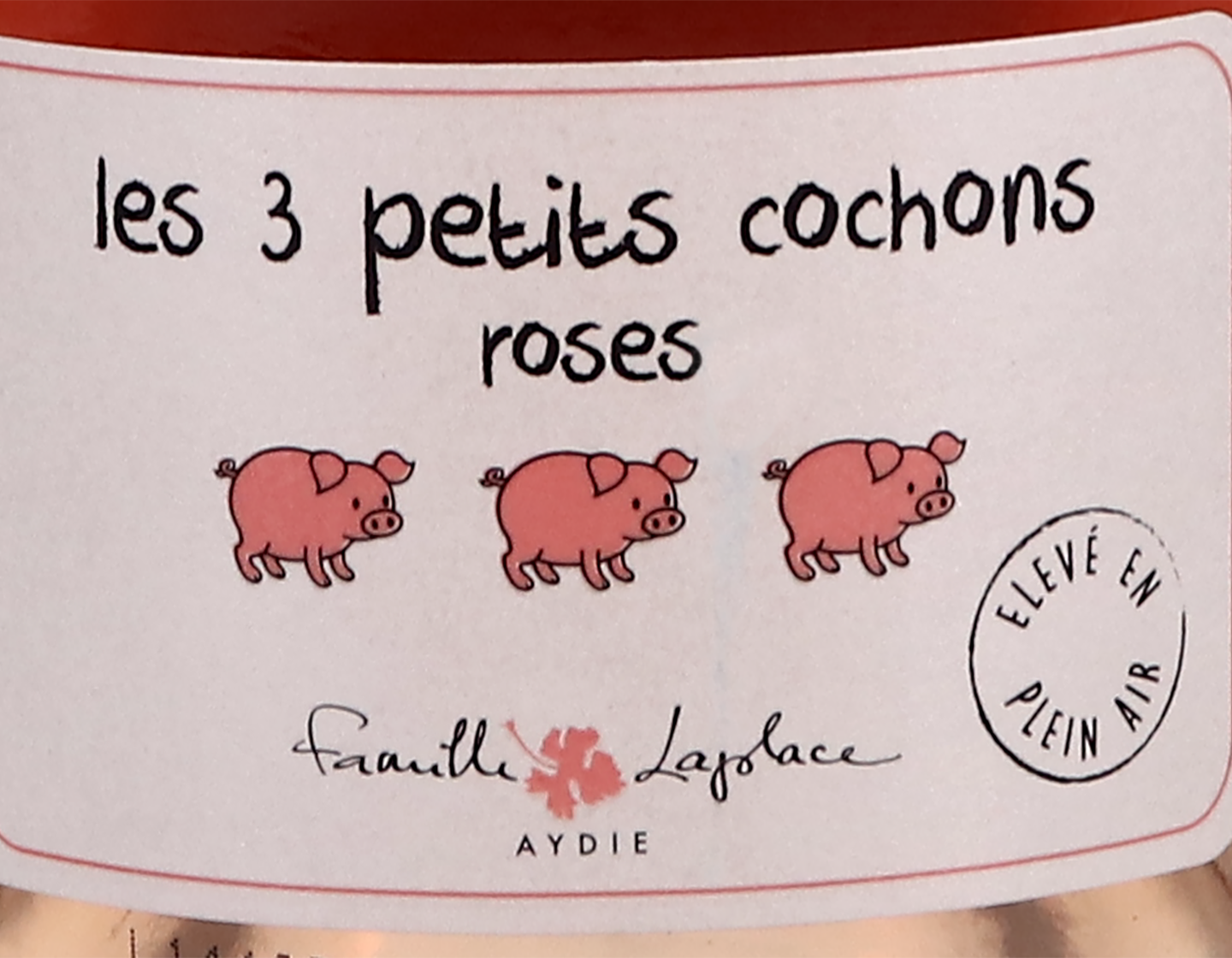 Les Trois Petits Cochons Rose Famille Laplace