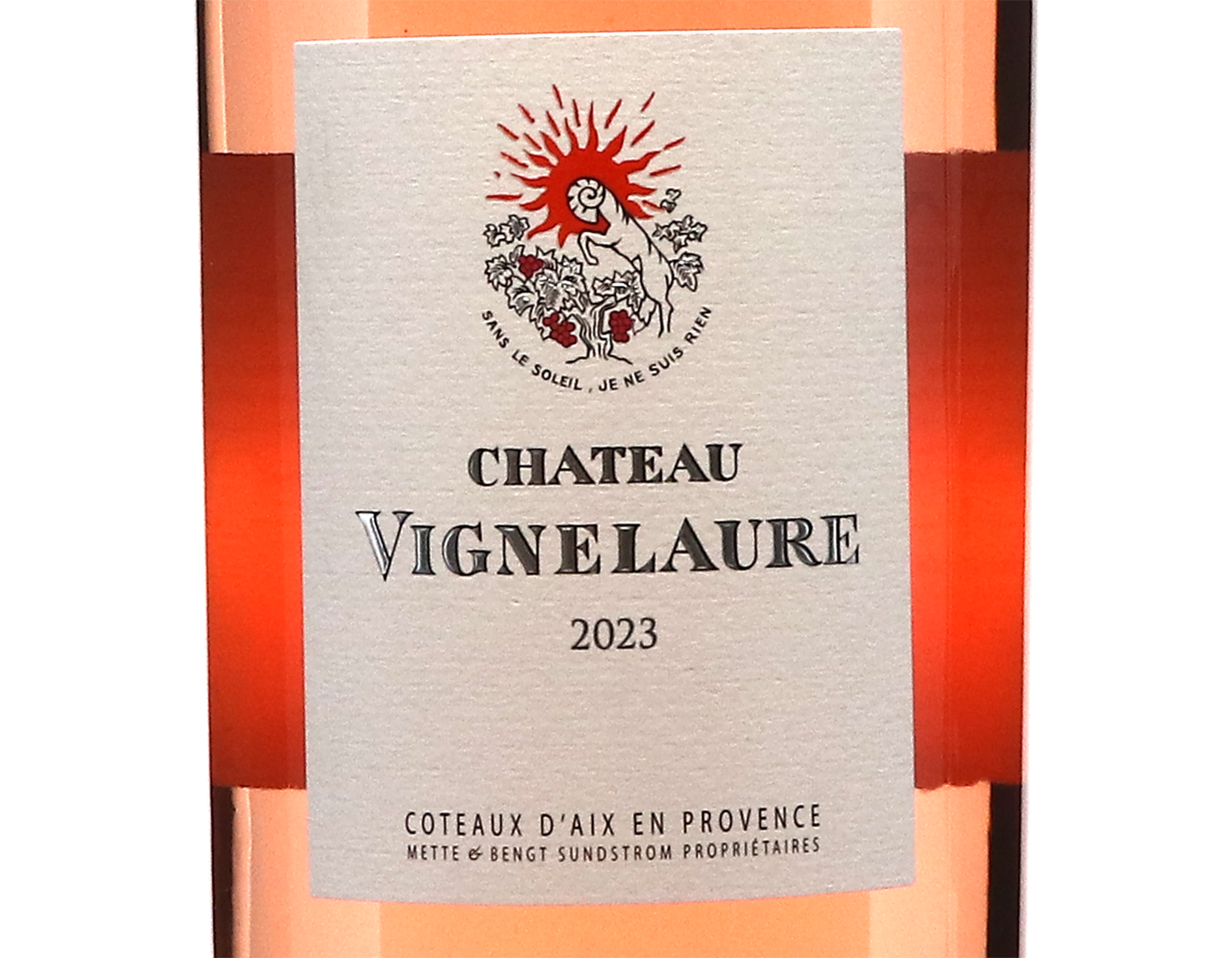 Magnum of Coteaux d Aix en Provence Rose Chateau Vignelaure 2023 ORGANIC