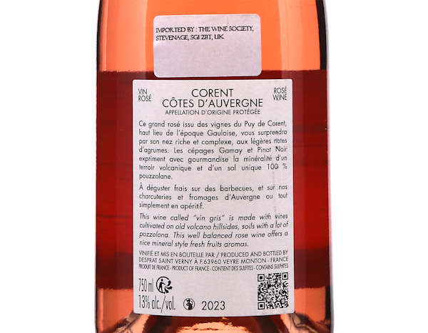 Corent Rose Corent Côtes d'Auvergne, Saint-Verny 2023