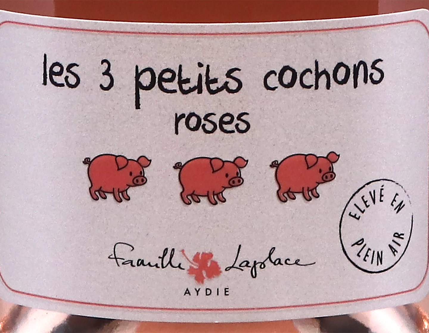 Les Trois Petits Cochons Rose Famille Laplace