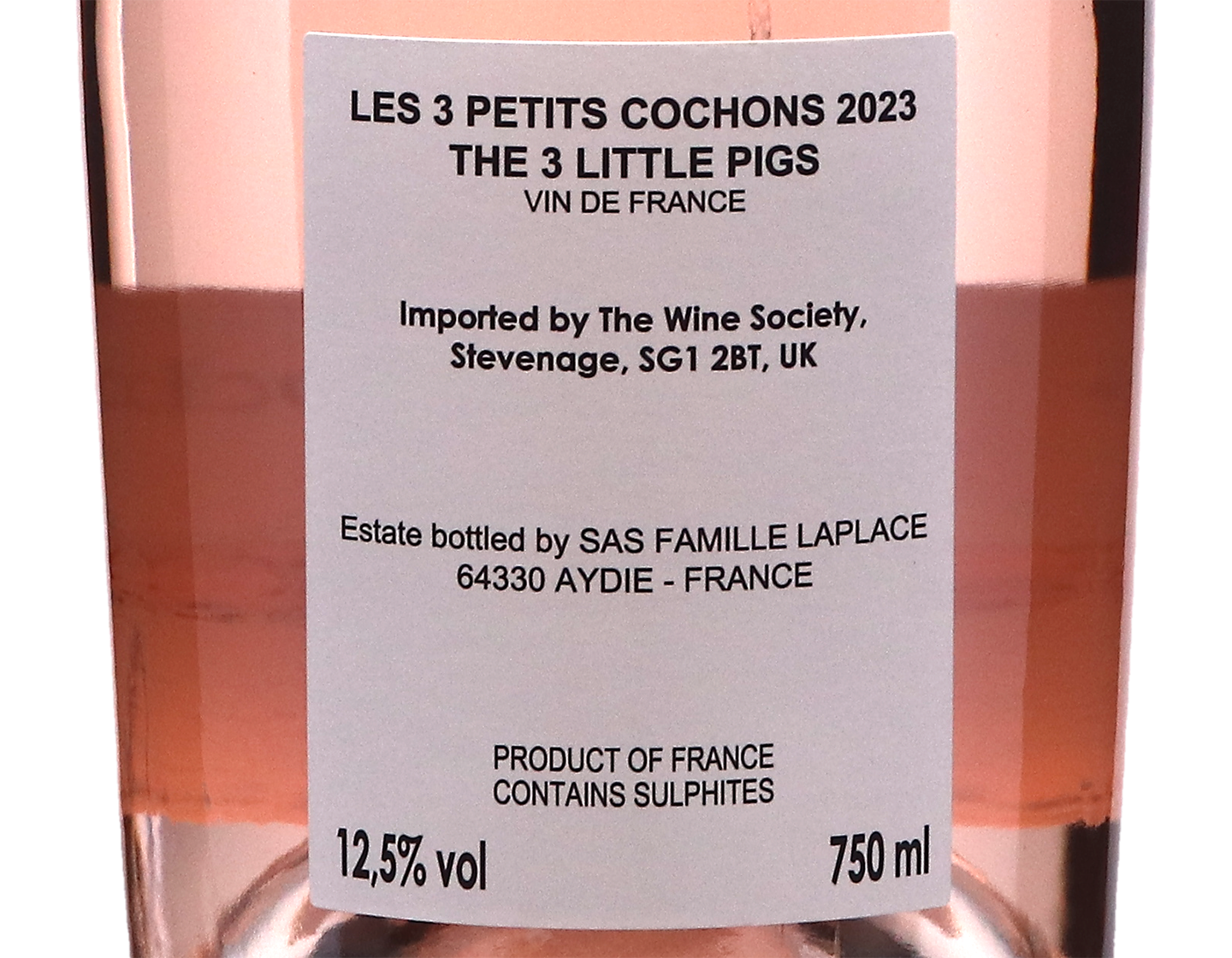 Les Trois Petits Cochons Rose Famille Laplace