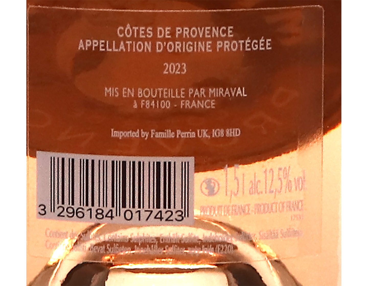 Magnum of Cote de Provence Chateau de Miraval Rose 2023