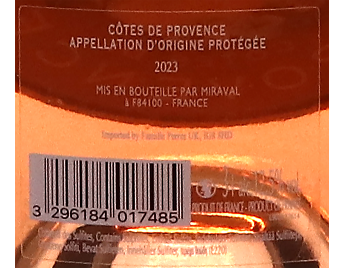 Jeroboam of Cote de Provence Chateau de Miraval Rose 2023