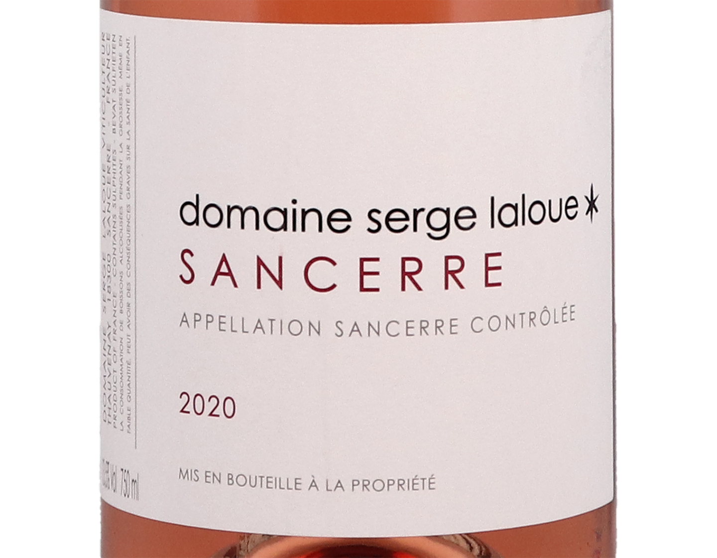 Sancerre Rosé, Domaine Serge Laloue 2020