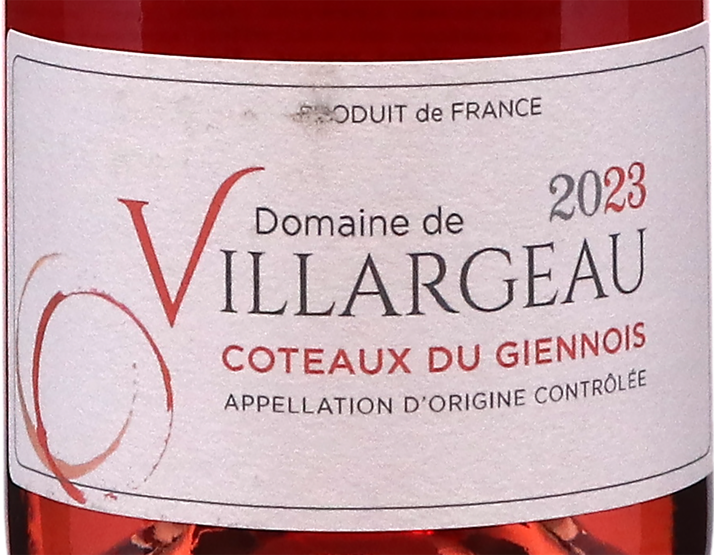 Coteaux du Giennois Rose Domaine de Villargeau 2023 ORGANIC