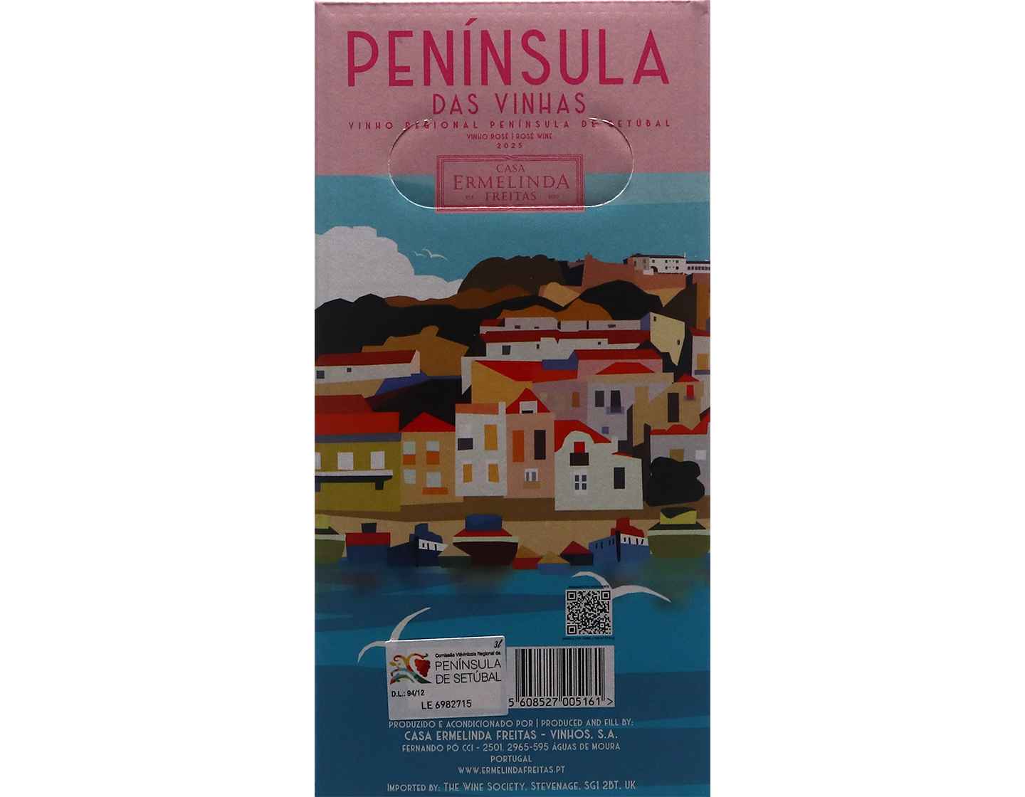 Peninsula das Vinhas Rose Setubal 2025 Bag in Box 3 litre