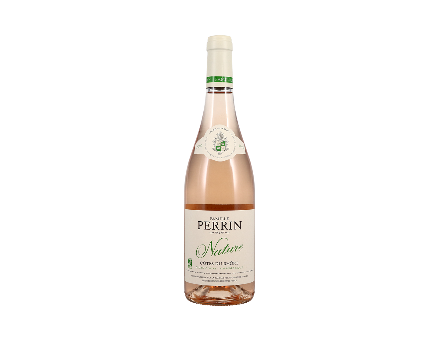 Cotes du Rhone Rose Nature Famille Perrin 2020 ORGANIC