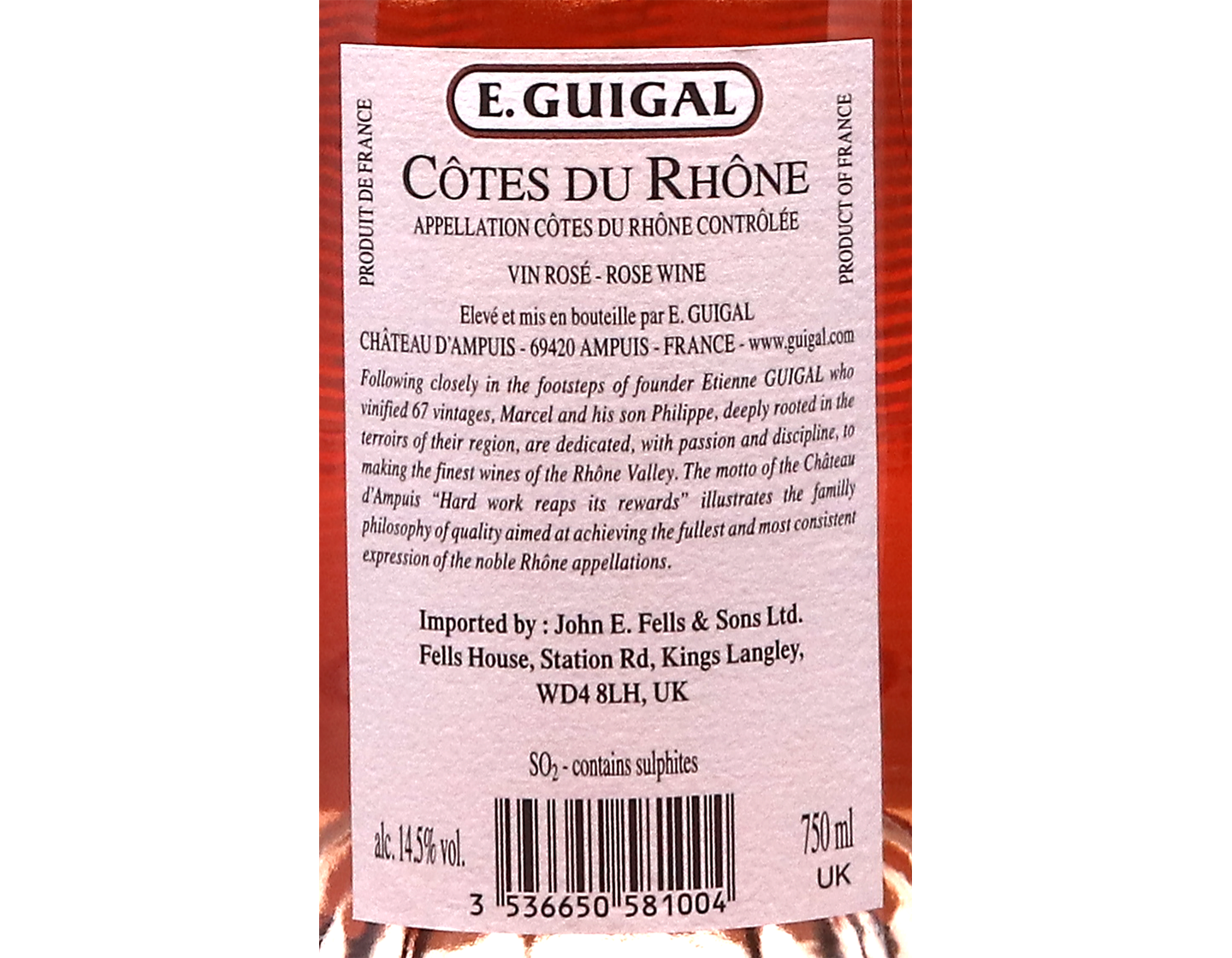Côtes-du-Rhône Rosé, Guigal 2024
