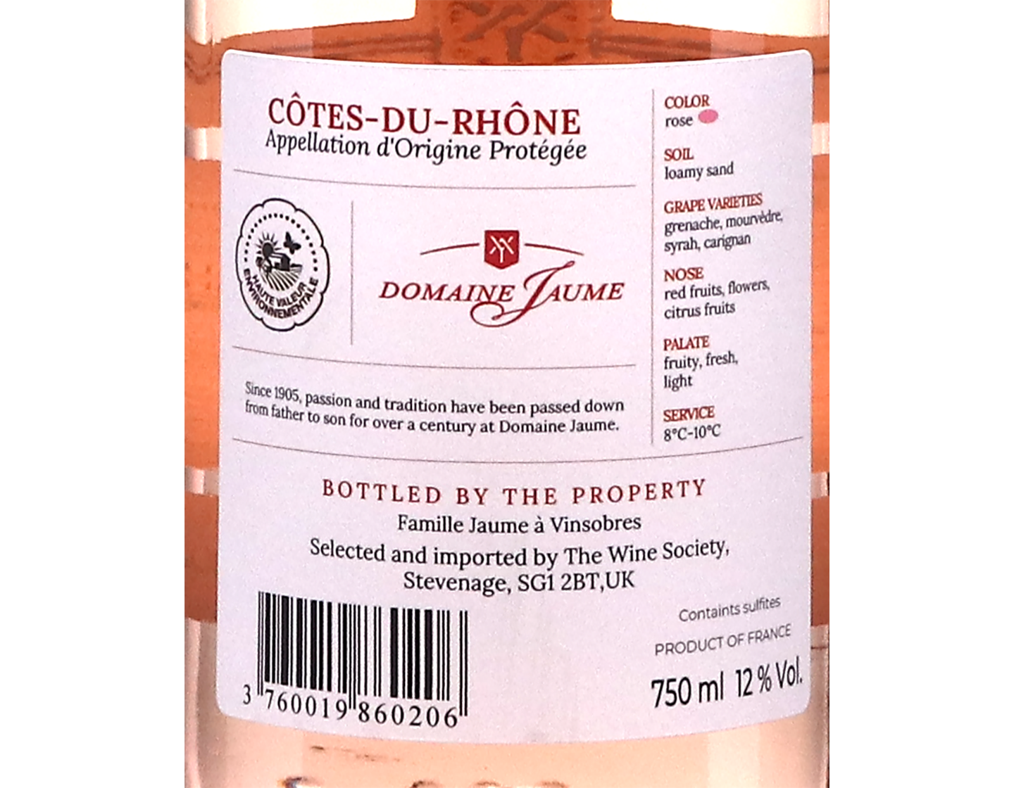 Côtes-du-Rhône Rosé, Domaine Jaume 2025