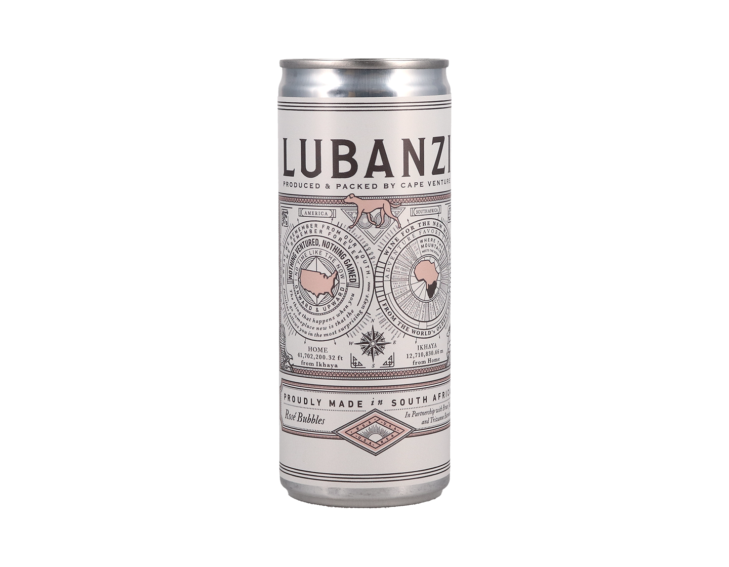 Lubanzi Rose Bubbles Swartland 250ml