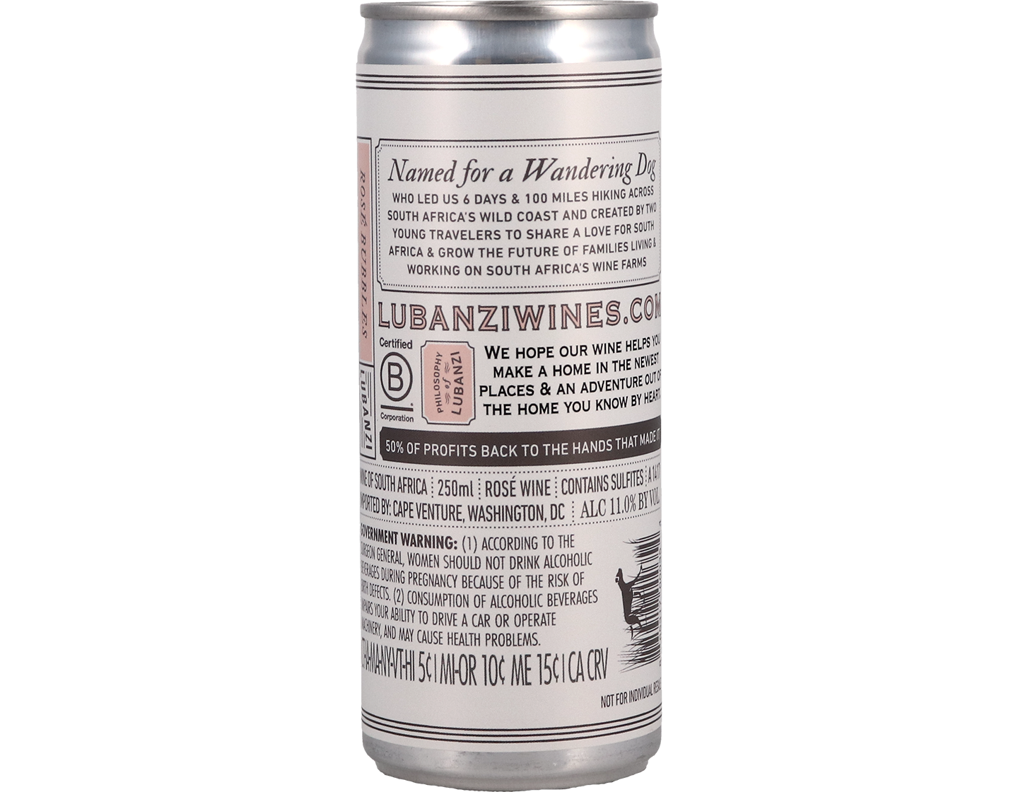 Lubanzi Rose Bubbles Swartland 250ml