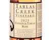 Tablas Creek Patelin de Tablas Rose 2023 view 2