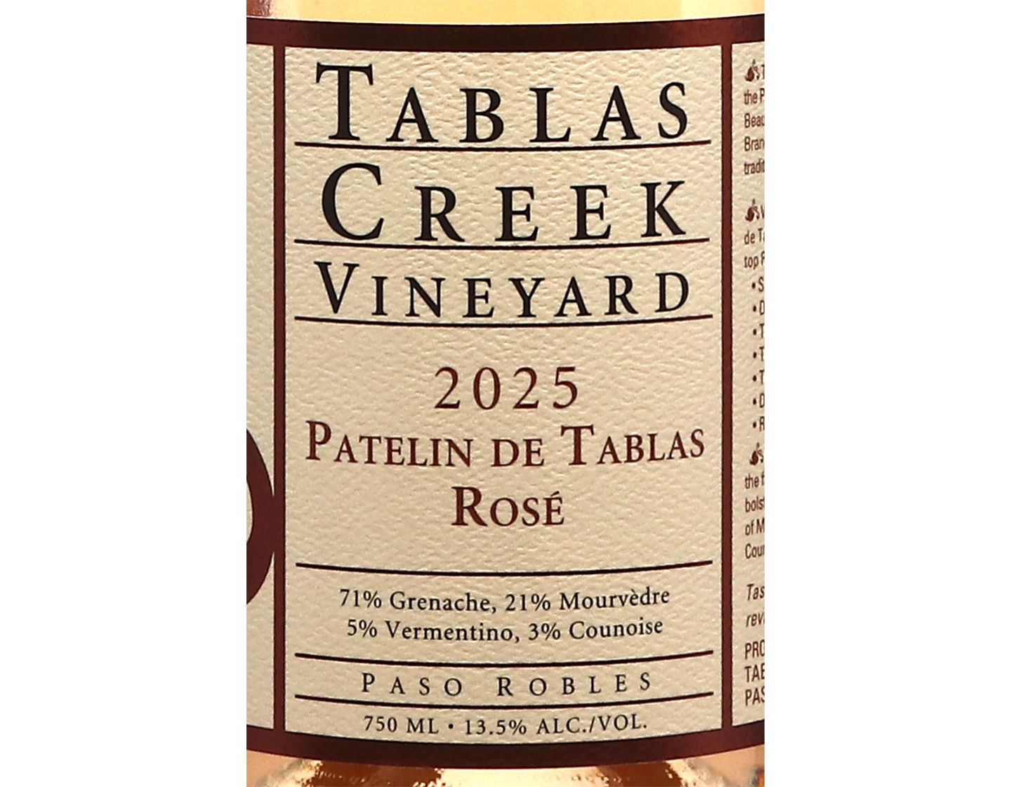 Tablas Creek Patelin de Tablas Rose 2025