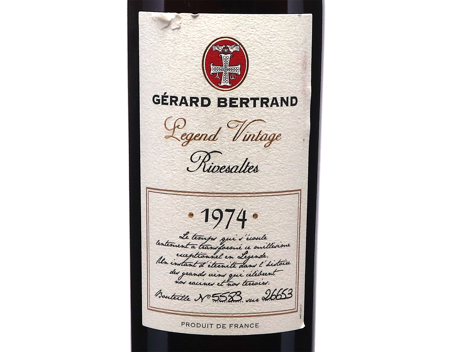 Rivesaltes Ambre Gerard Bertrand 1974
