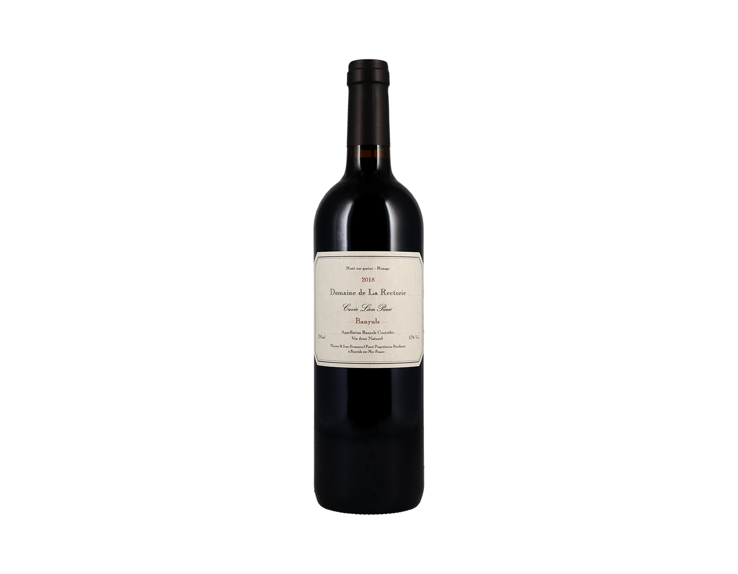 Banyuls Cuvée Léon Parcé, Domaine de la Rectorie 2018 50cl