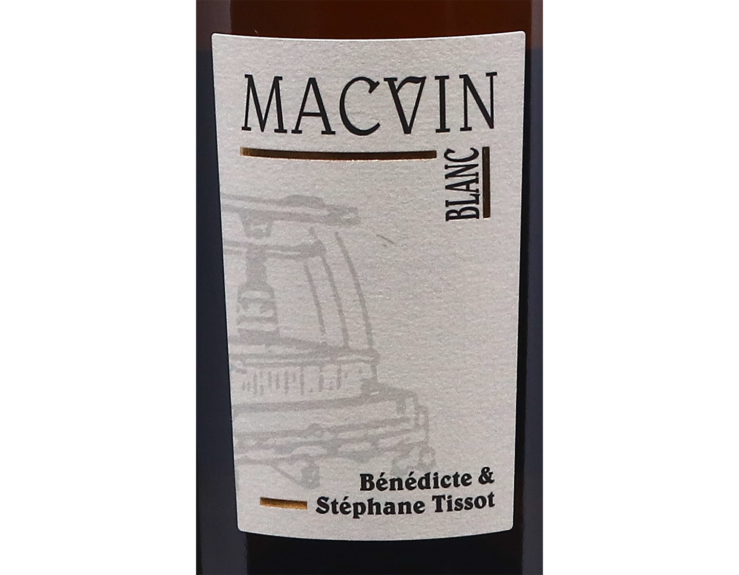 Macvin du Jura Blanc Stephane and Benedicte Tissot NV