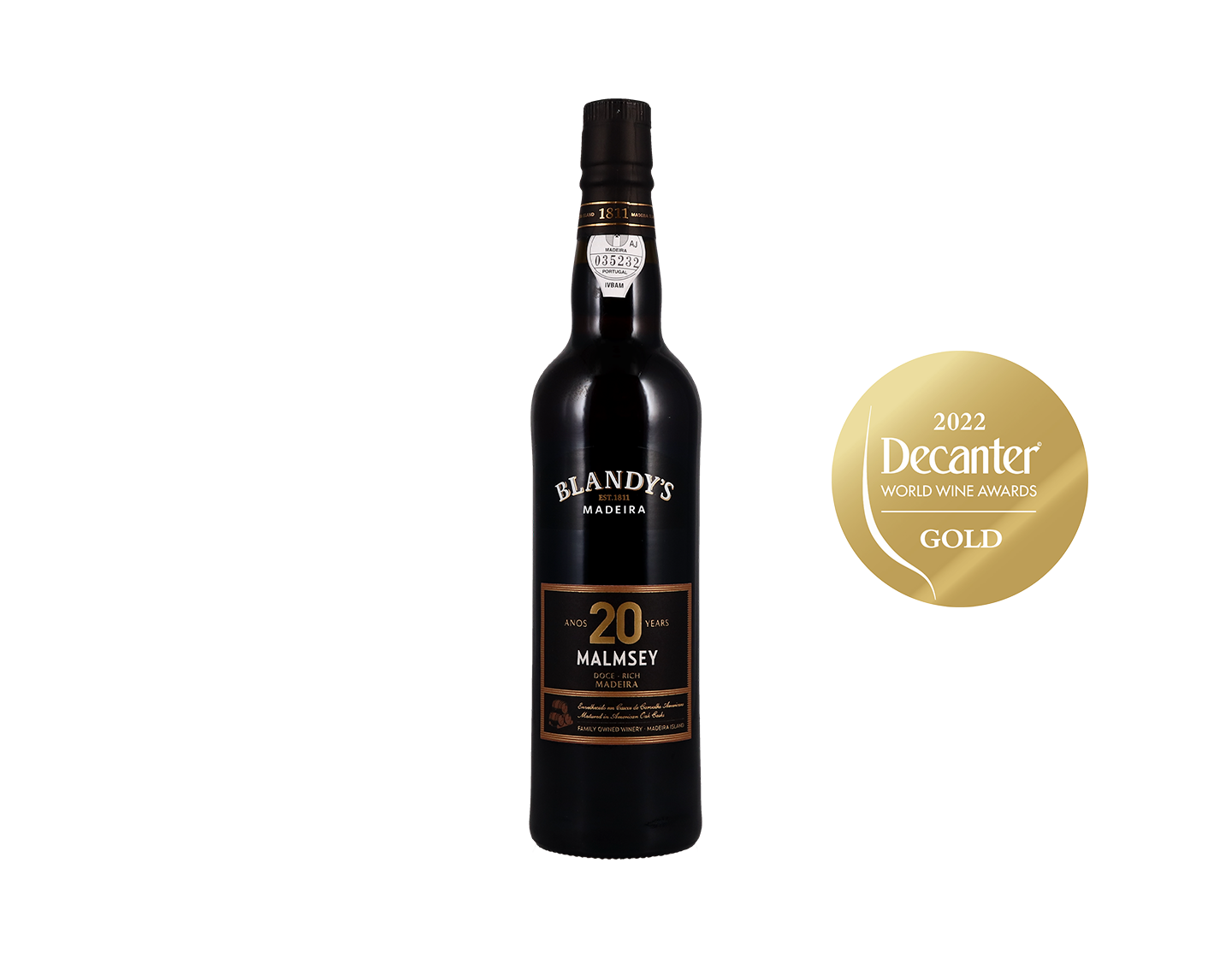 Blandy's Malmsey, 20 Years Old
