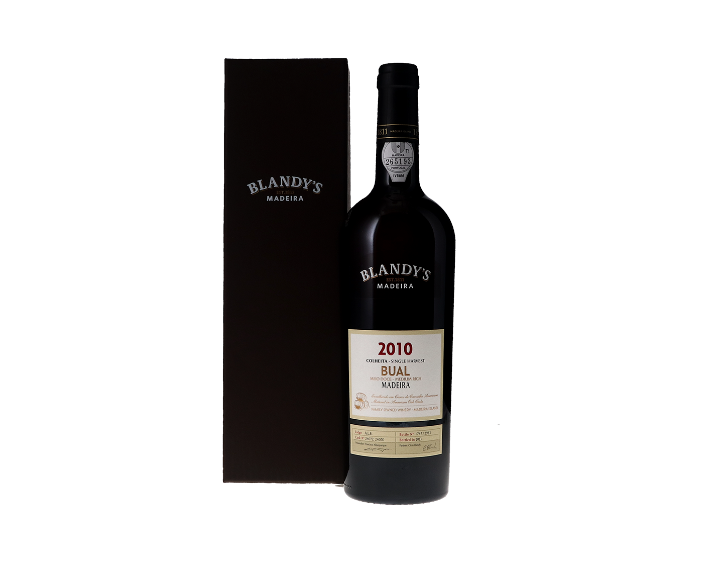 Blandys Single Harvest Colheita Madeira Bual 2010