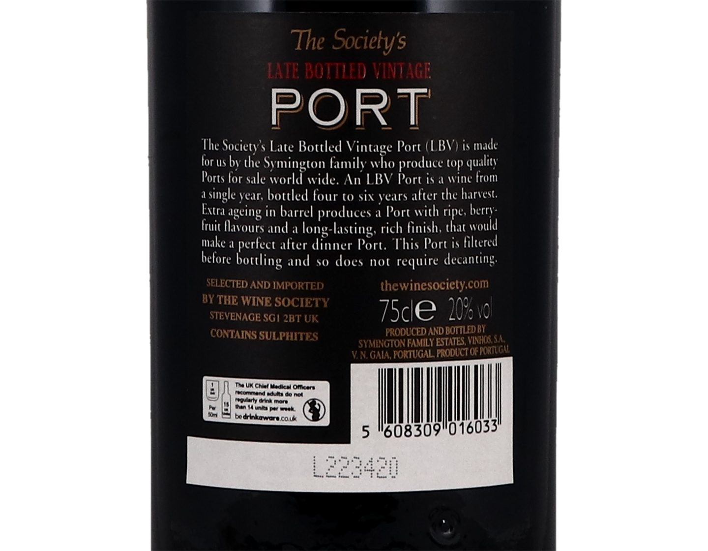 The Society's LBV Port 2017